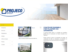 Tablet Screenshot of projeco.ch
